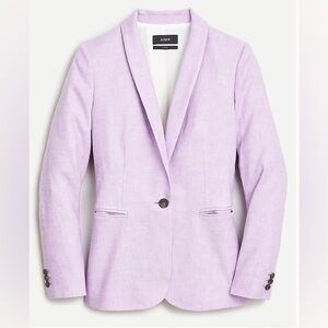 Blue linen J Crew Parke Blazer